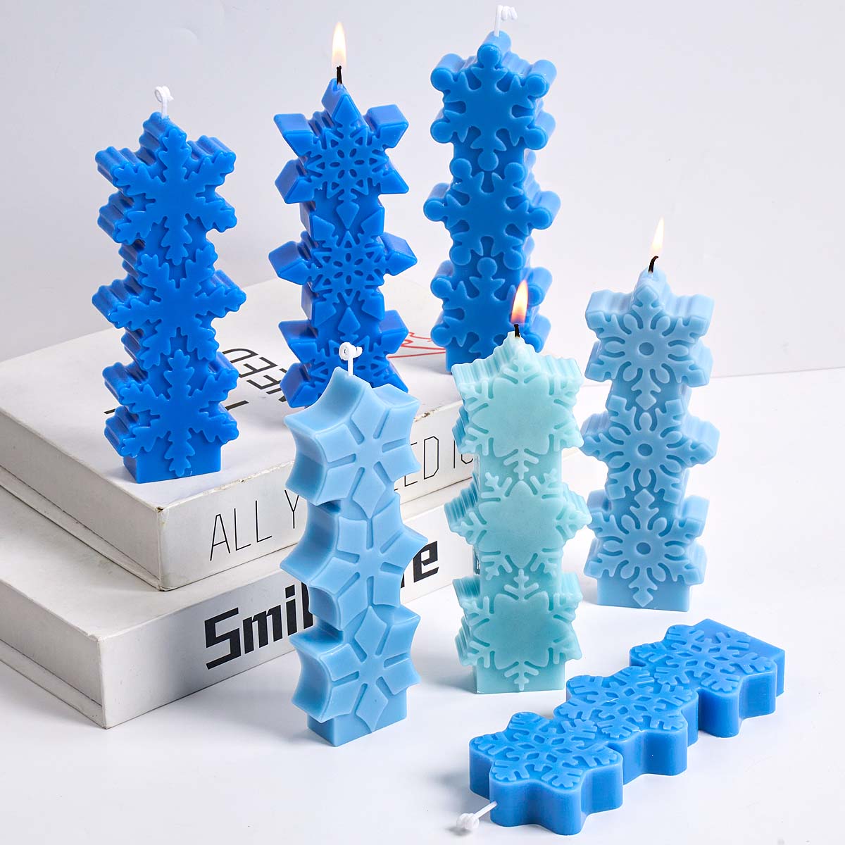 Soap Making Gifts - Moule à bougie flocon de neige