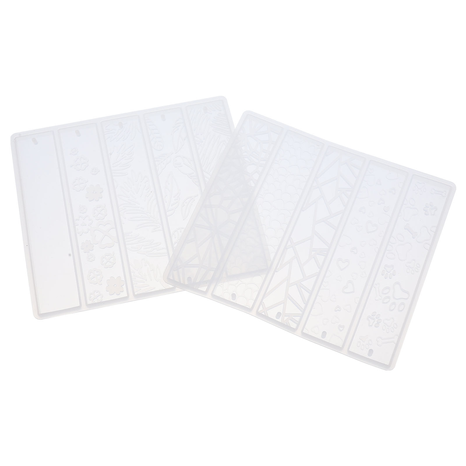 Soap Making Ins - 2 moules en silicone rectangulaires pour