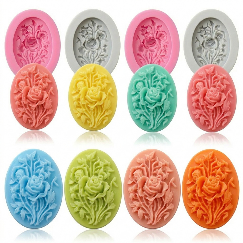 4 moules en silicone en forme  - Soap Making Ins avis et prix