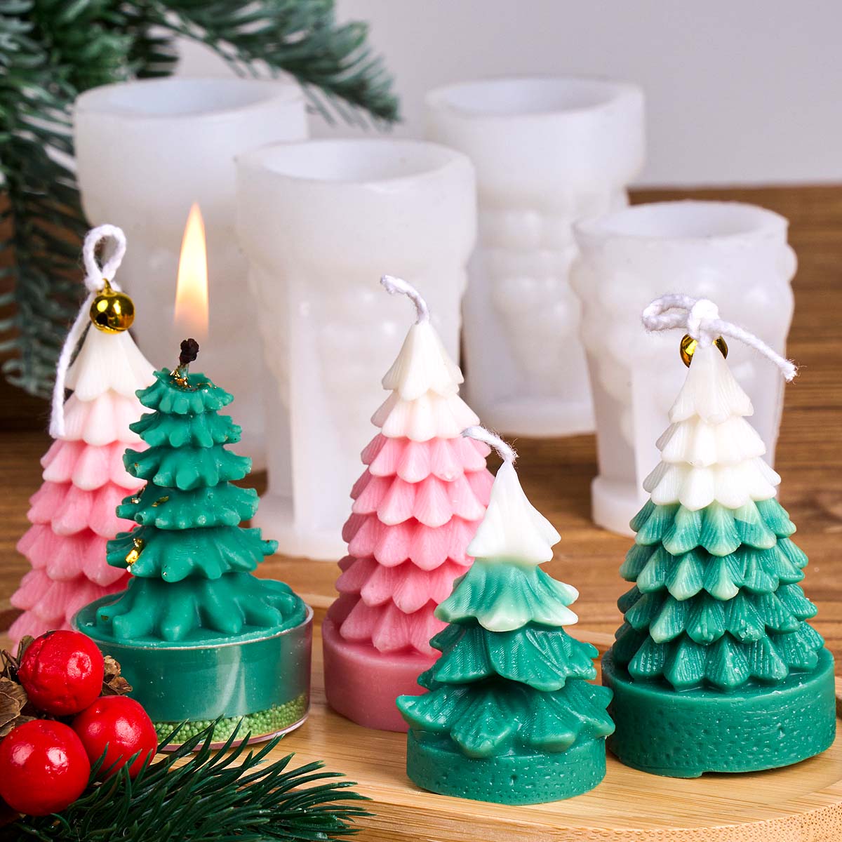 Moule en silicone 3D pour boug - Soap Making Gifts avis et prix